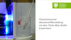 Photochemische Herstellung von Wasserstoffgas mithilfe des PBB-Experiments