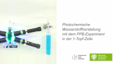 Photochemische Wasserstoff-Herstellung mit dem PBB-Experiment in der Eintopfzelle
